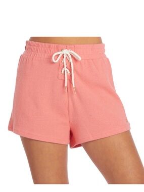 Volcom Large Shorts Lived in Lounge in Electric Coral Fleece Pink NWT